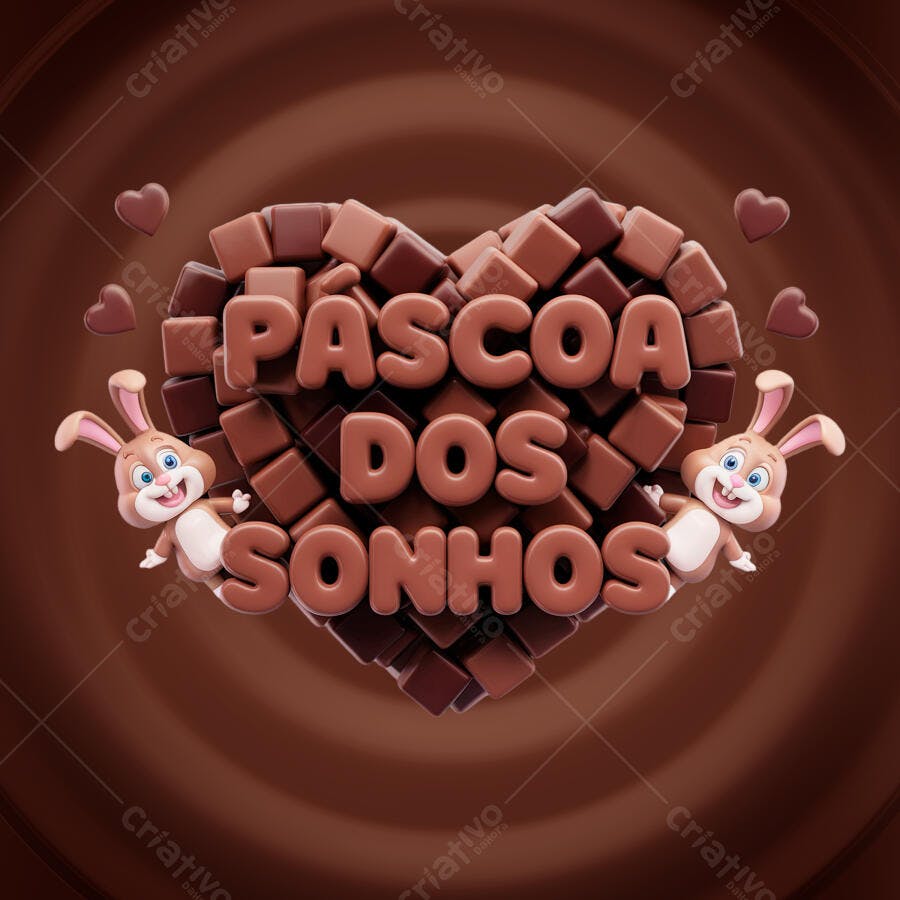 Flyer Páscoa PSD Editável