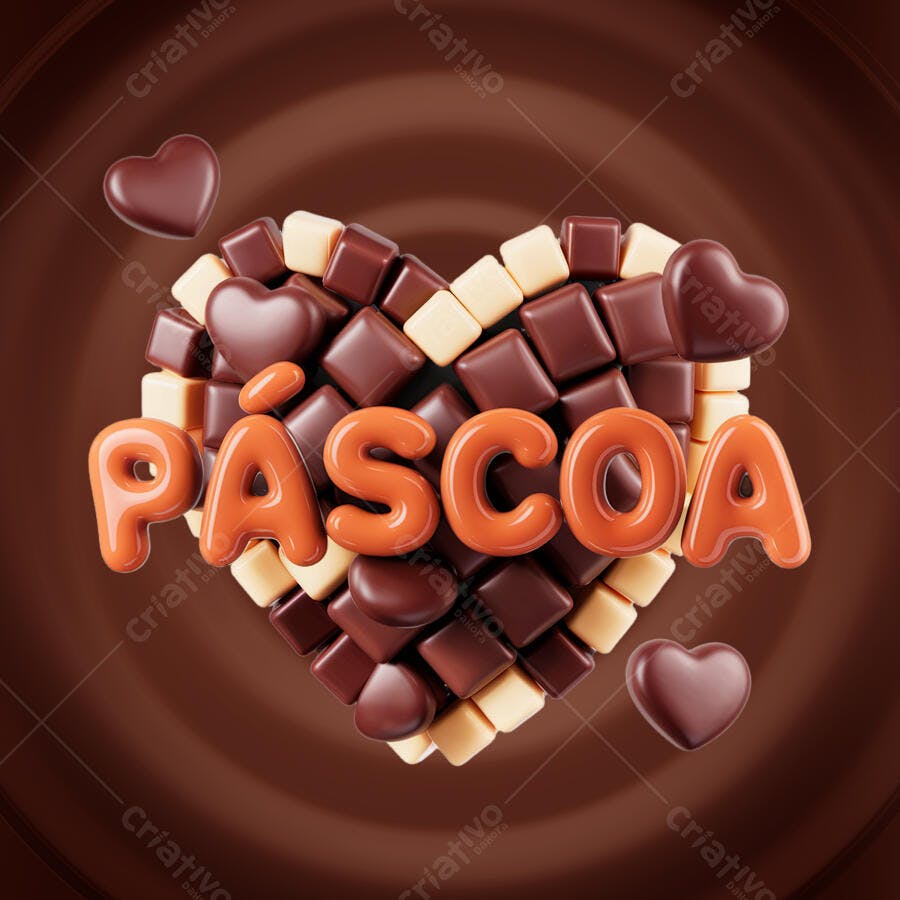 Flyer para Páscoa PSD Editável