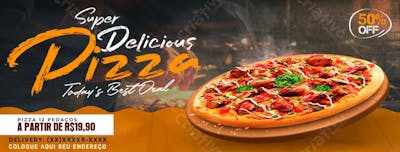 FLYER SUPER PIZZA DELICIOSA