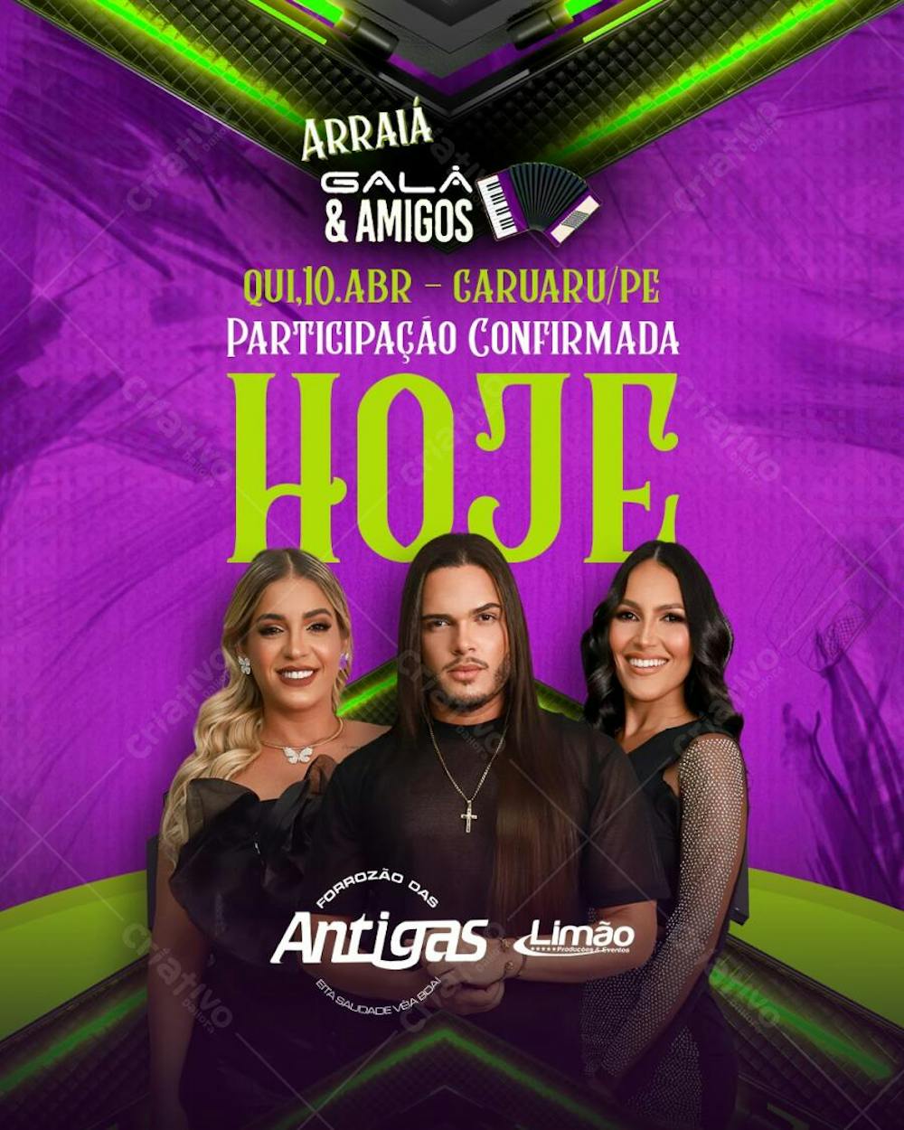 É Hoje 10Abr - Forrozão das Antigas