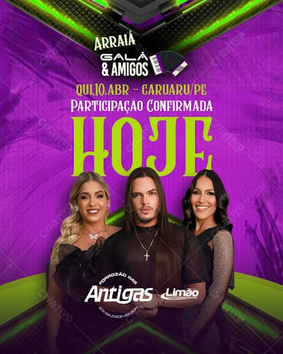 É Hoje 10Abr - Forrozão das Antigas