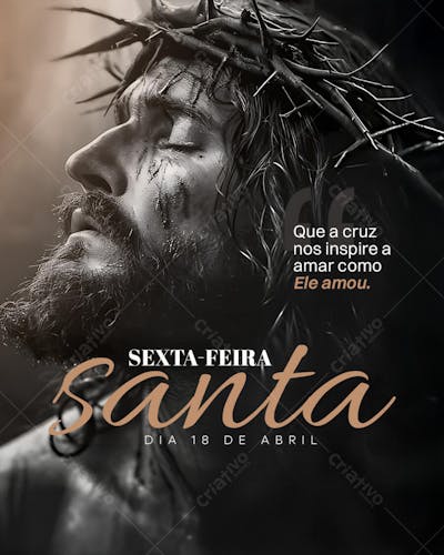 SEXTA-FEIRA SANTA DIA 18 DE ABRIL PSD EDITÁVEL