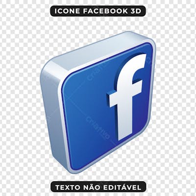 PSD ICONE FACEBOOK 3D