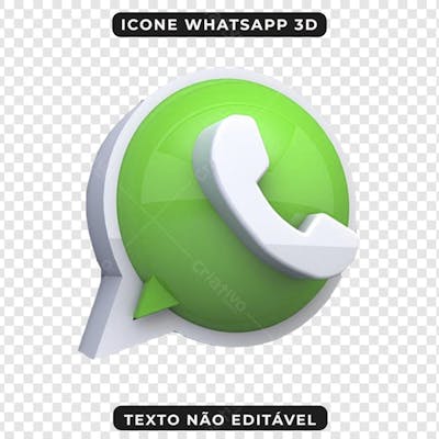 ICONE WHATSAPP 3D