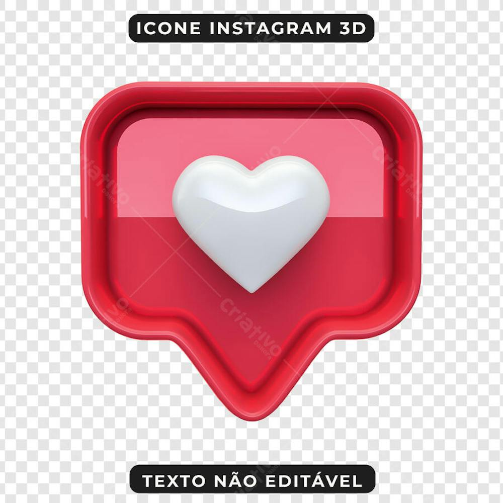 ICONE INSTAGRAM 3D
