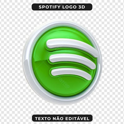 PSD 3D SPOTIFY LOGO DIR
