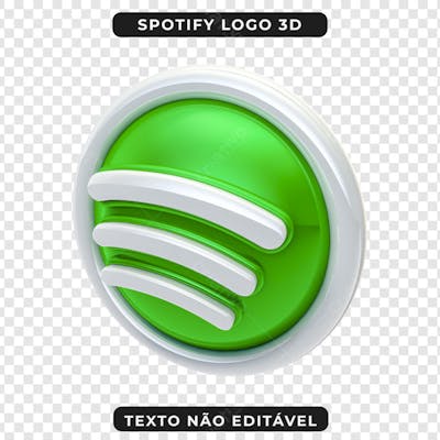 PSD 3D SPOTIFY LOGO BAIXO DIR