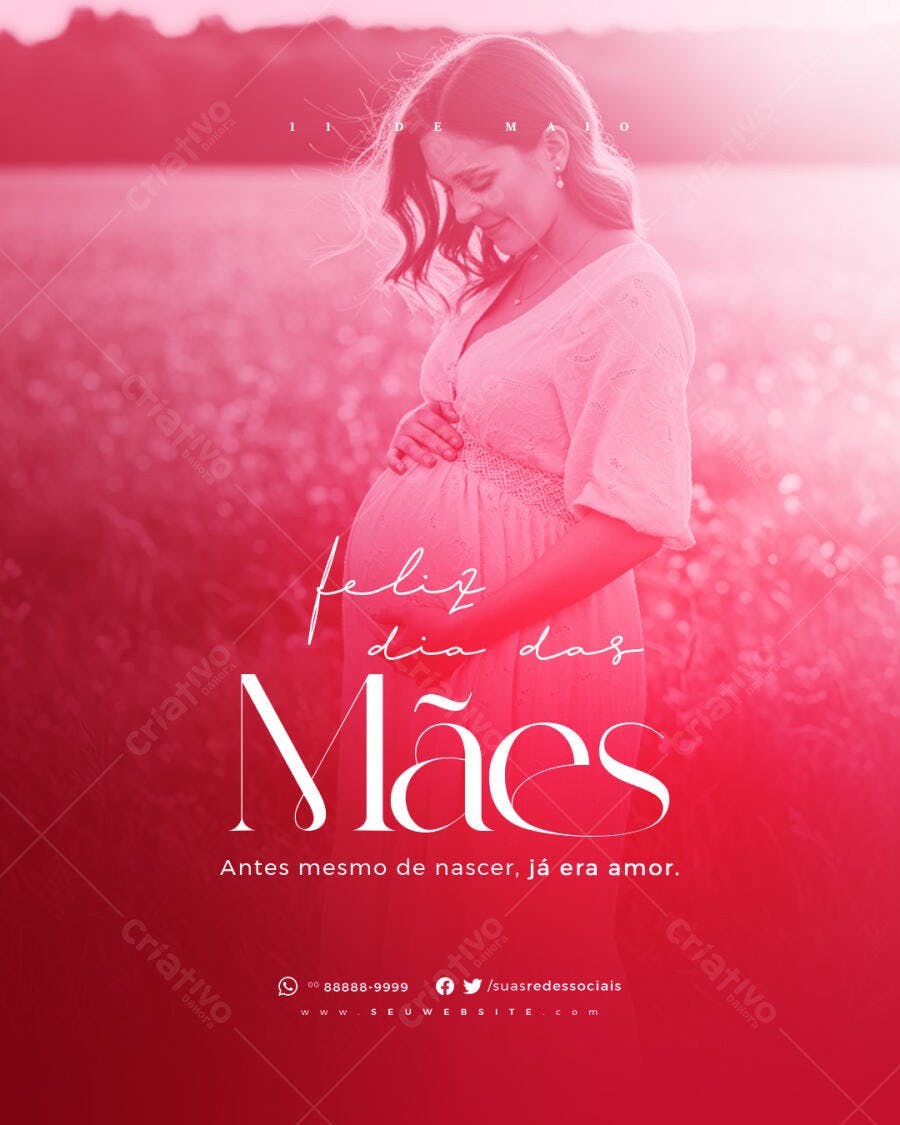 Flyer Dia das Mães PSD Editável