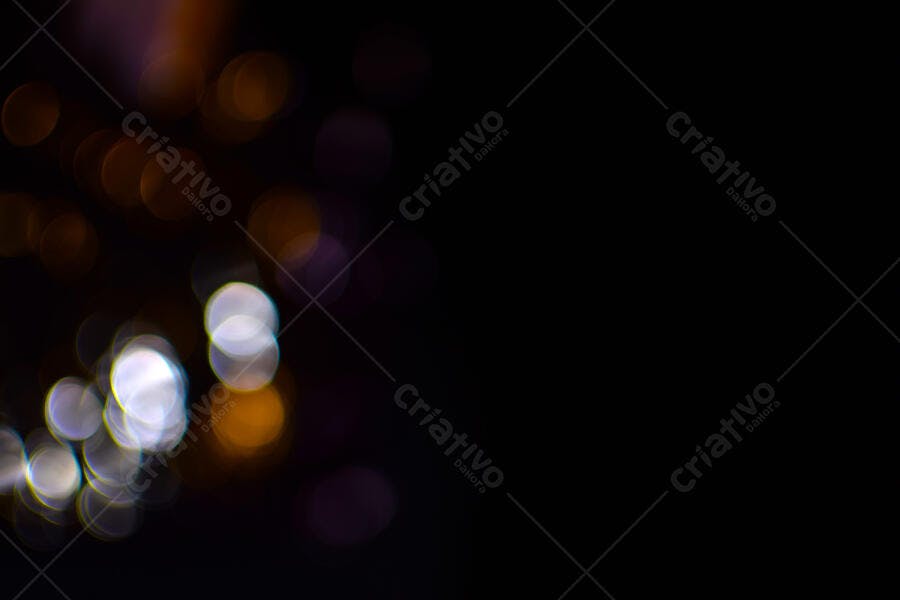 Textura Bokeh noturno para fundo abstrato