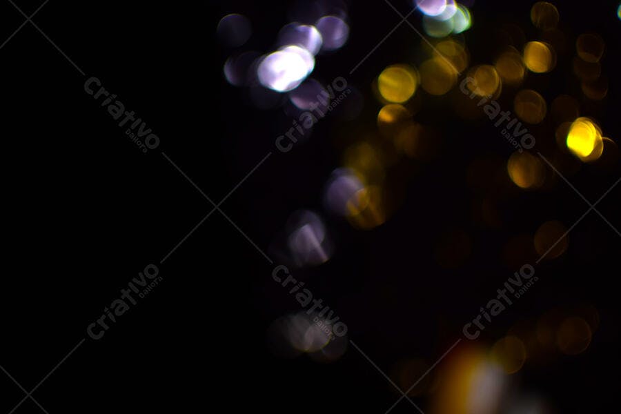 Textura Luz Bokeh Dourada para Fundo