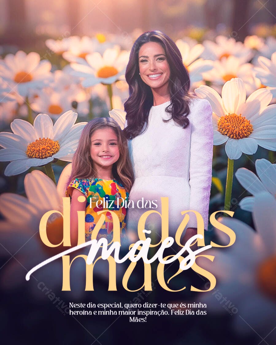 Postagem Dia das Mães PSD Editável