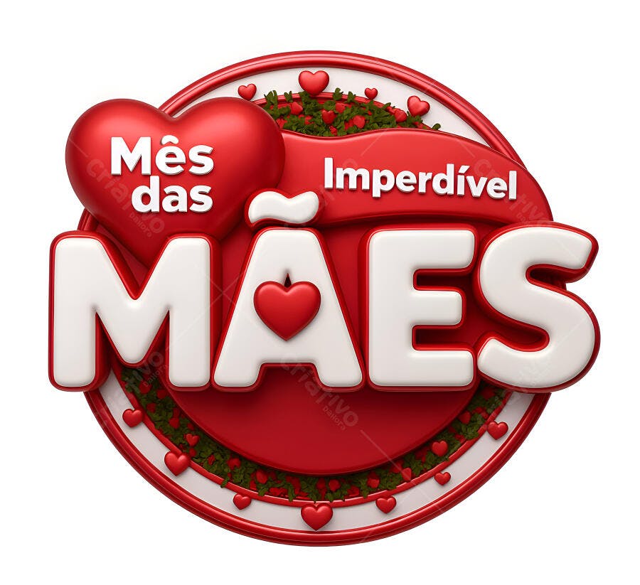 Mês das Mães imperdível em vermelho e branco