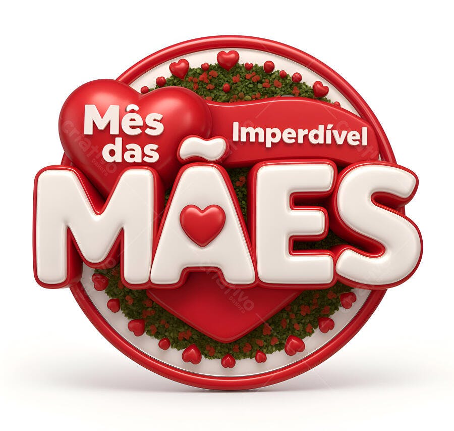 Mês das Mães promoção imperdível com corações
