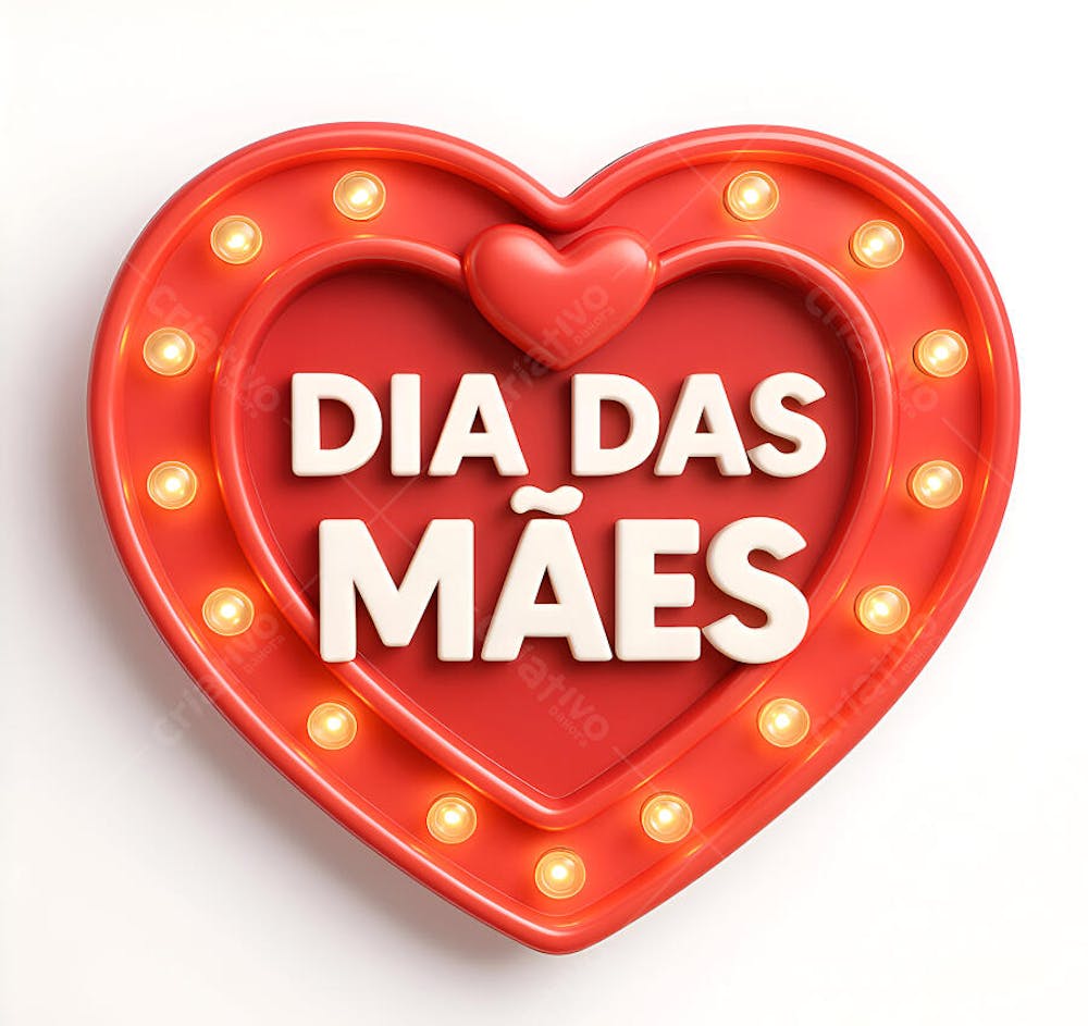 Selo 3D Feliz dia das mães (8)