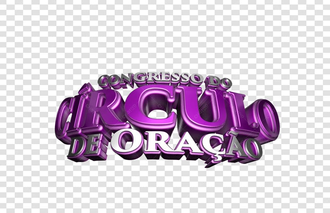 Banner Congresso Circulo de Oração PNG com fundo transparente
