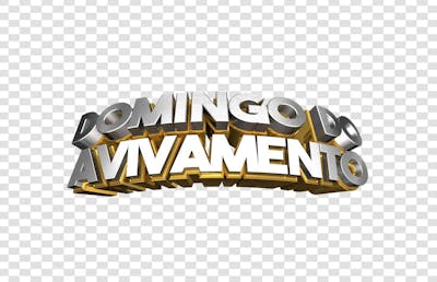 DOMINGO DO AVIVAMENTO 3D