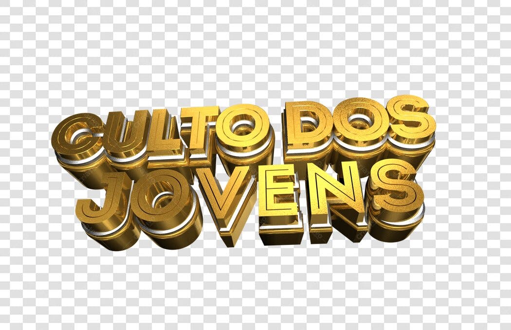 Banner Culto Jovens PNG com fundo transparente