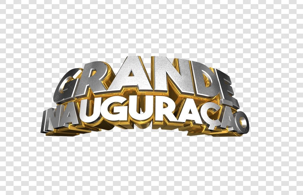 Banner Inauguração PNG com fundo transparente