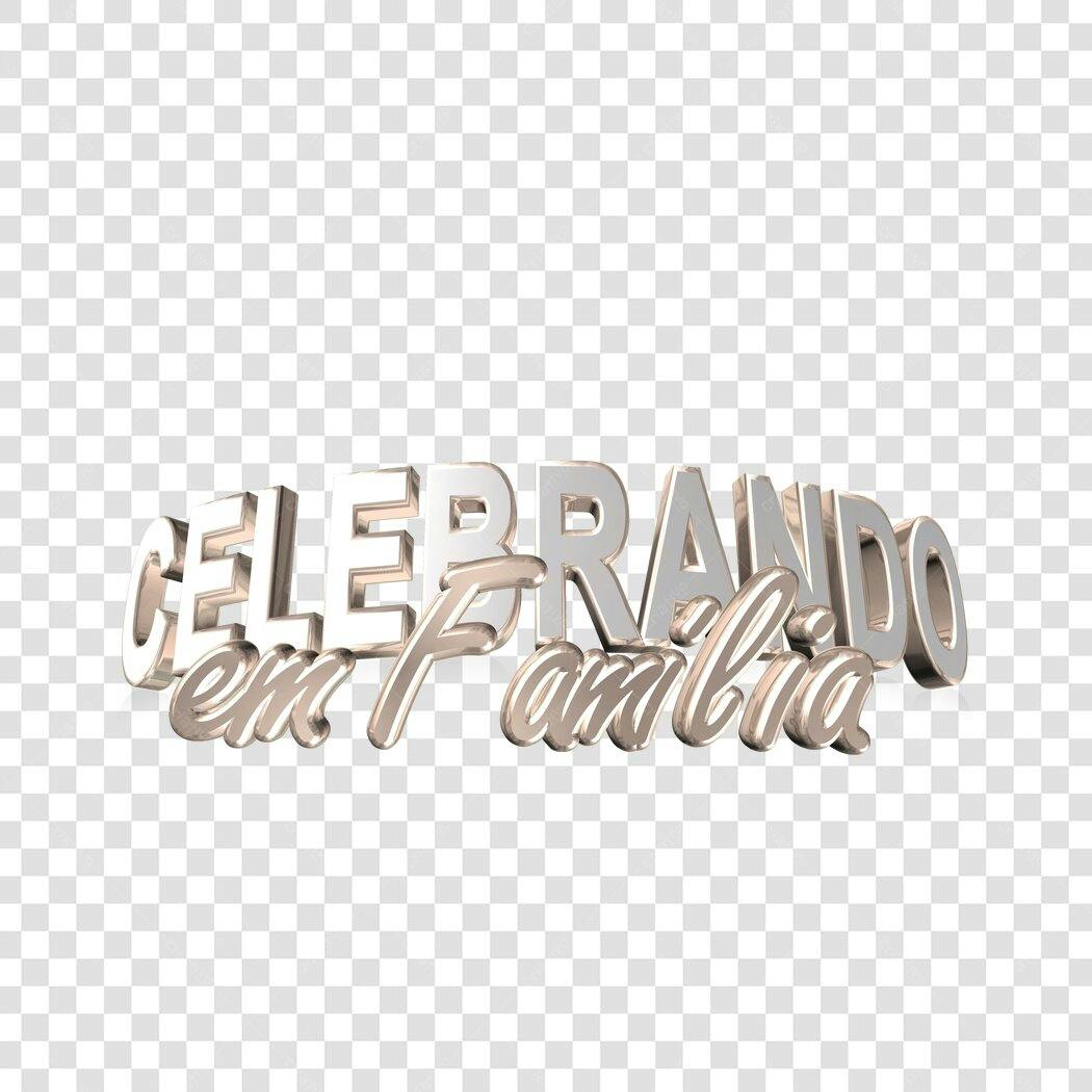 Banner Família Celebrando em PNG com fundo transparente