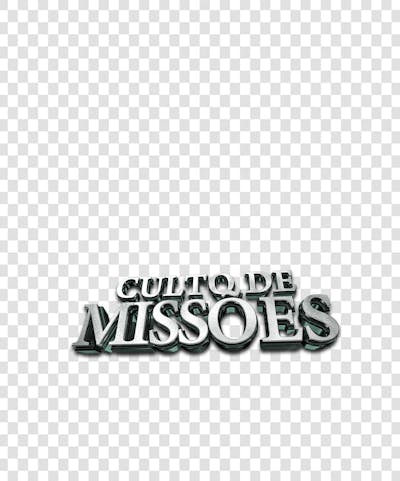 CULTO DE MISSÕES 3D