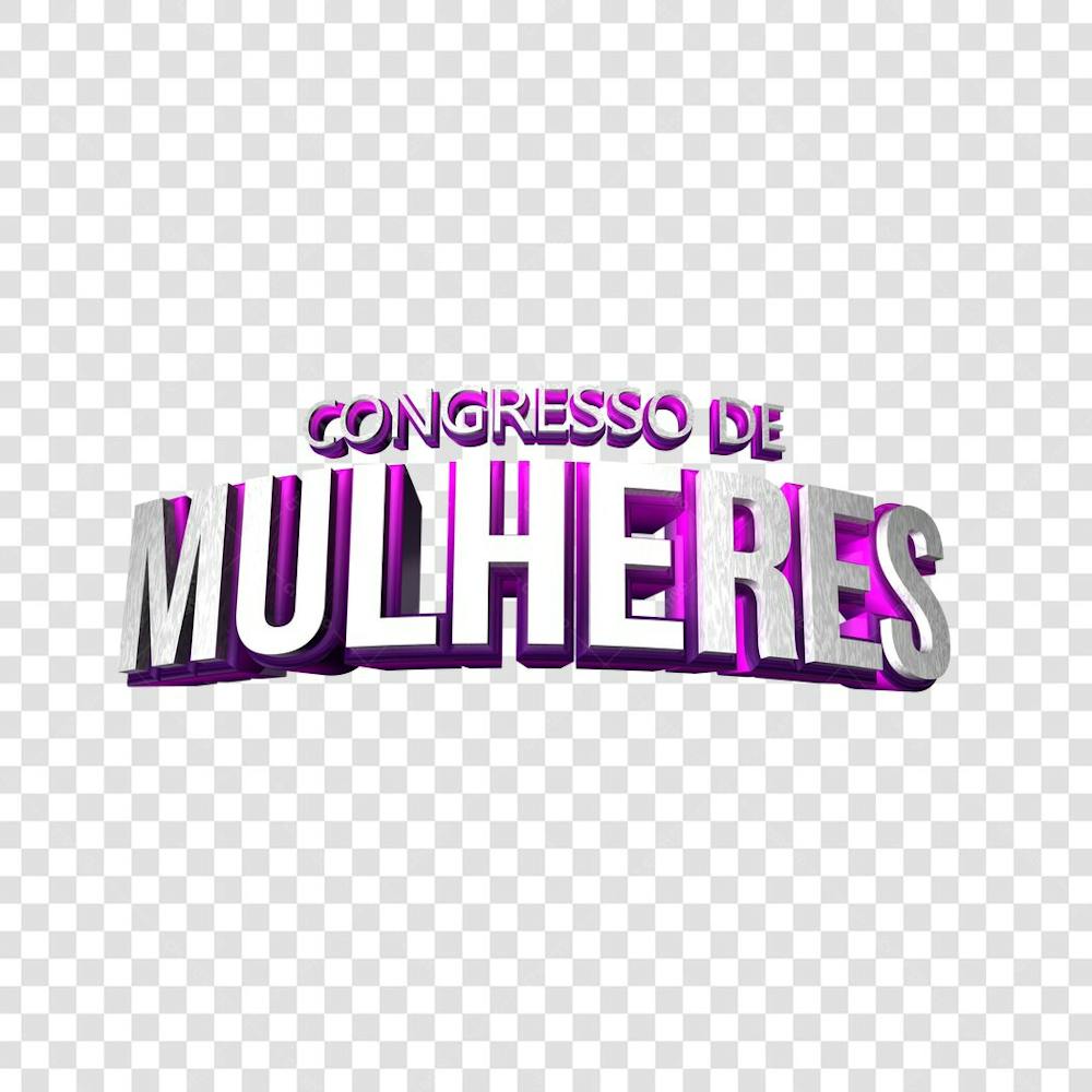 CONGRESSO DE MULHERES 3D