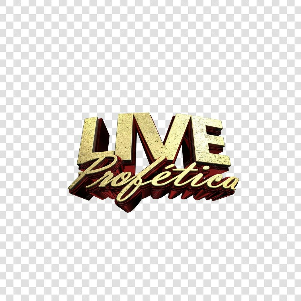Banner para Live Profética PNG com fundo transparente