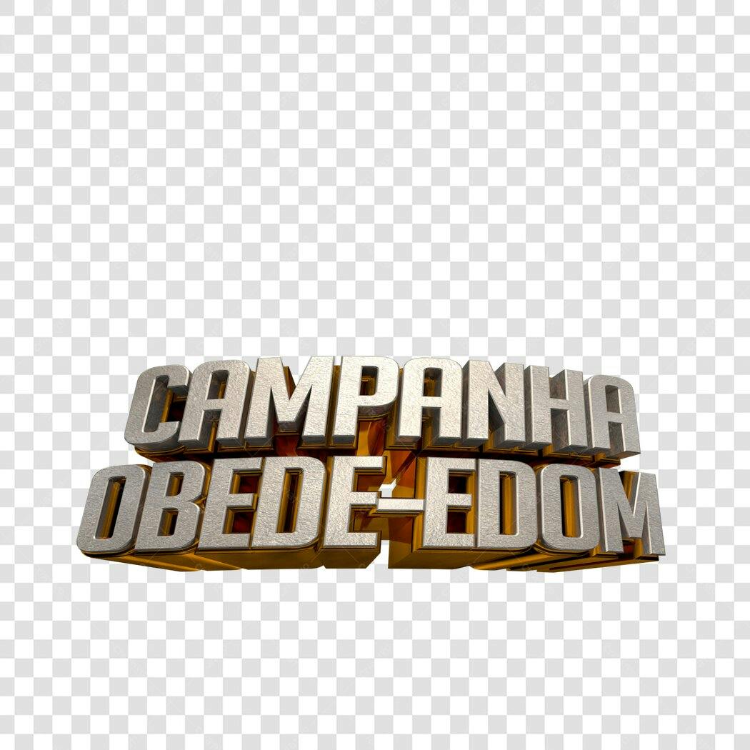 Banner Campanha Obde-edom PNG com fundo transparente