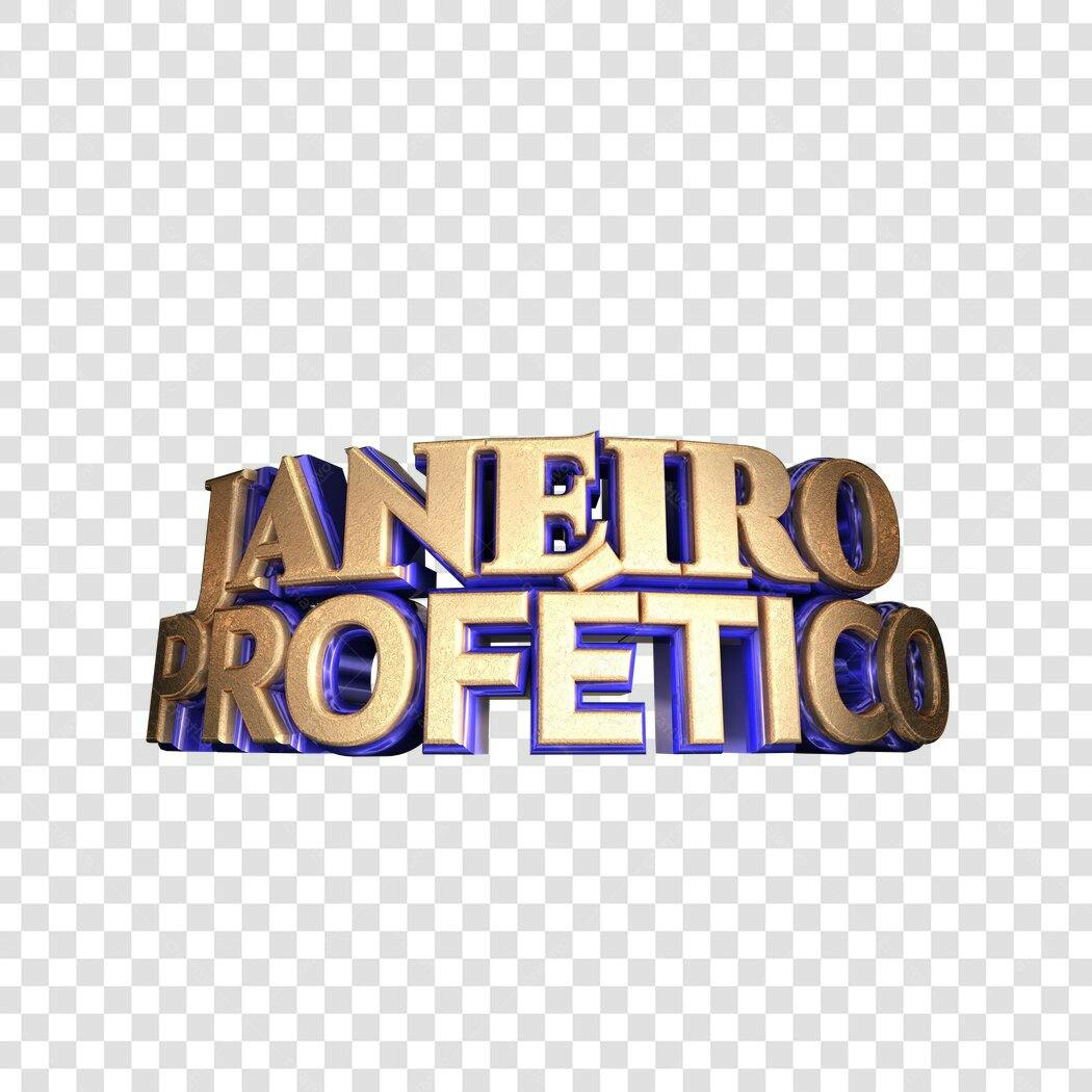 Banner Janeiro Profético PNG com fundo transparente