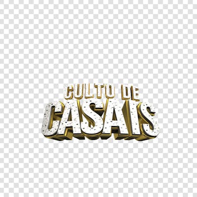 CULTO DE CASAIS 3D