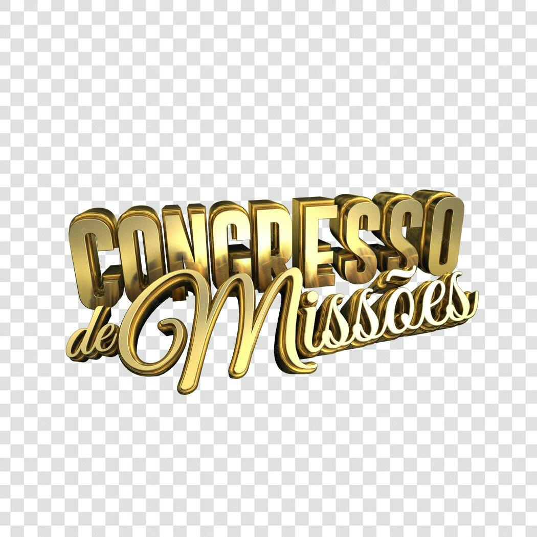 Banner Congresso de Missões PNG com fundo transparente