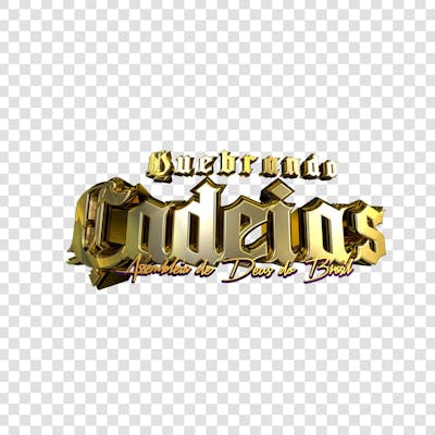 QUEBRANDO CADEIAS 3D