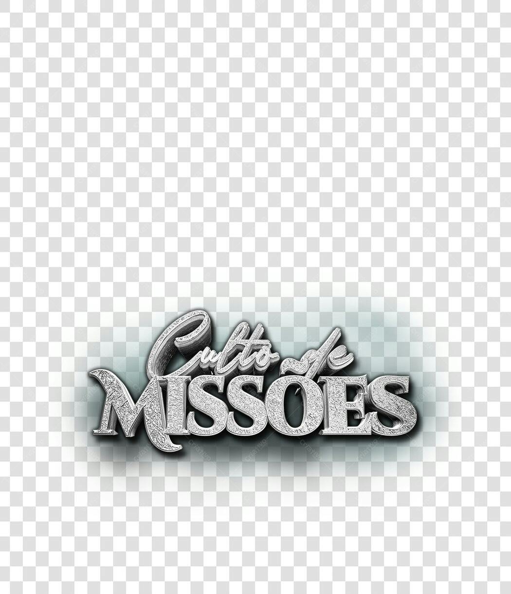 Logo Culto de Missões PNG com fundo transparente