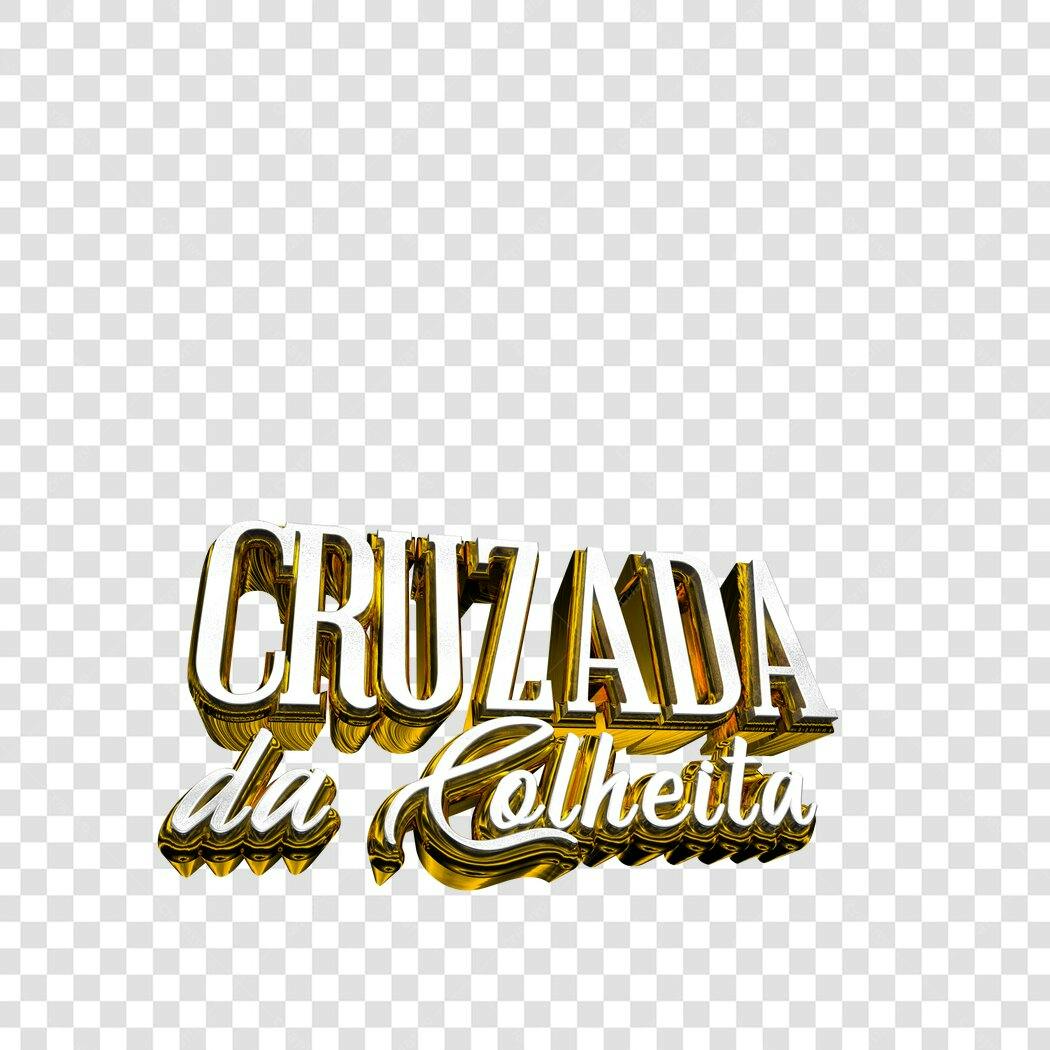 Banner Cruzada da Colheita PNG com fundo transparente