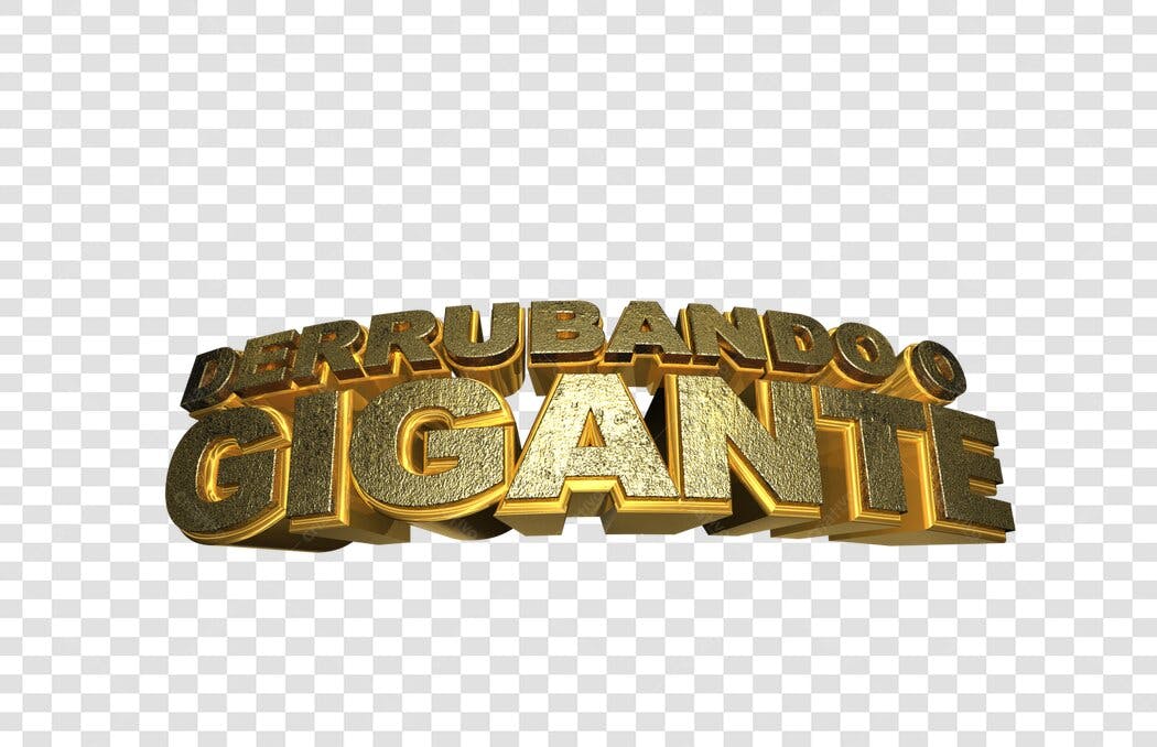 Banner Derrube o Gigante PNG com fundo transparente