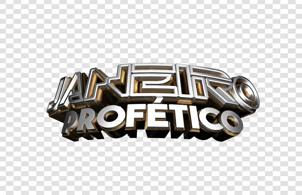 Banner Janeiro Profético PNG com fundo transparente