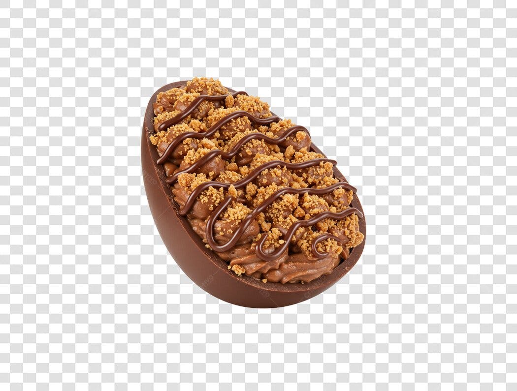 Imagem Ovo de Páscoa Chocolate PNG com fundo transparente