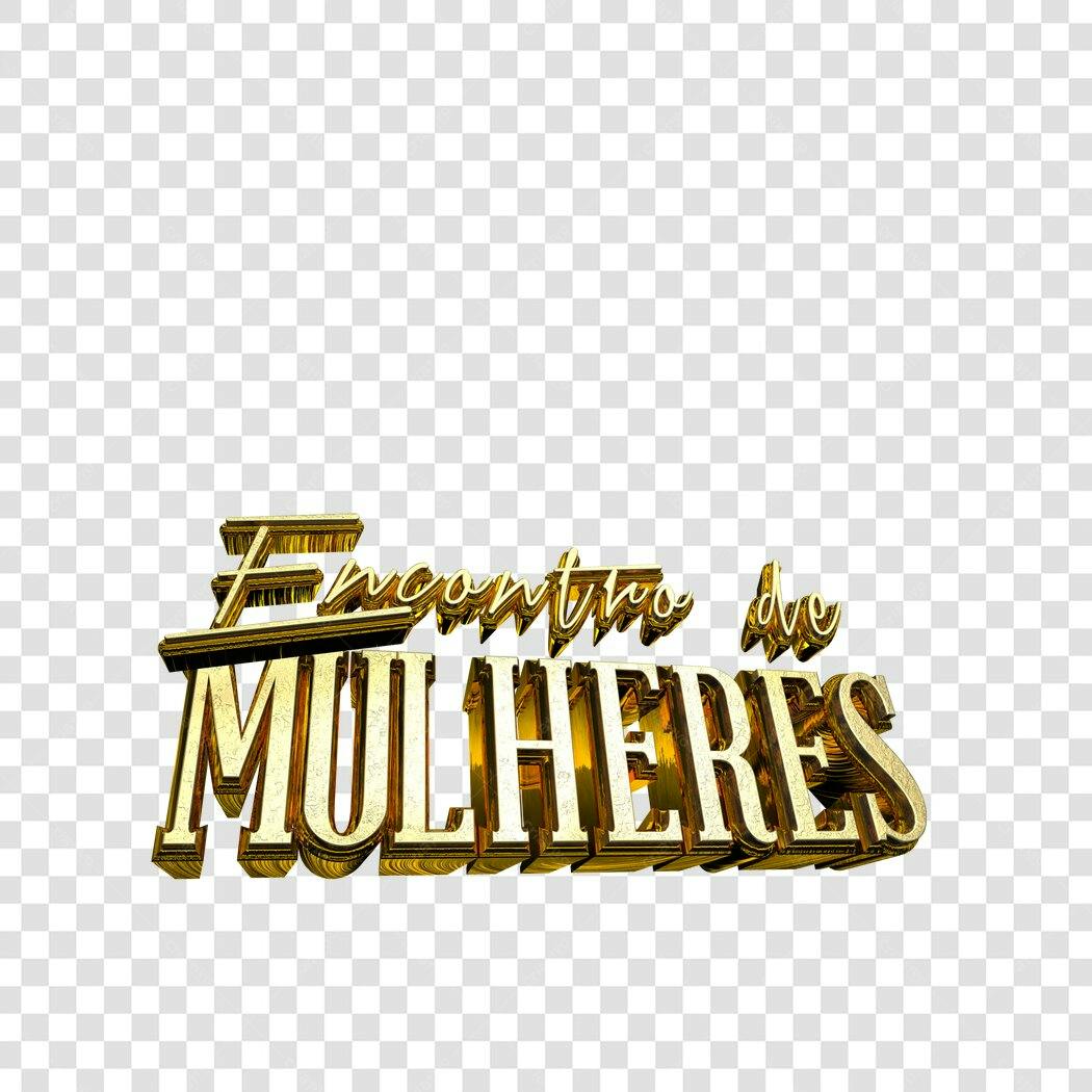 Banner Encontro de Mulheres PNG com fundo transparente