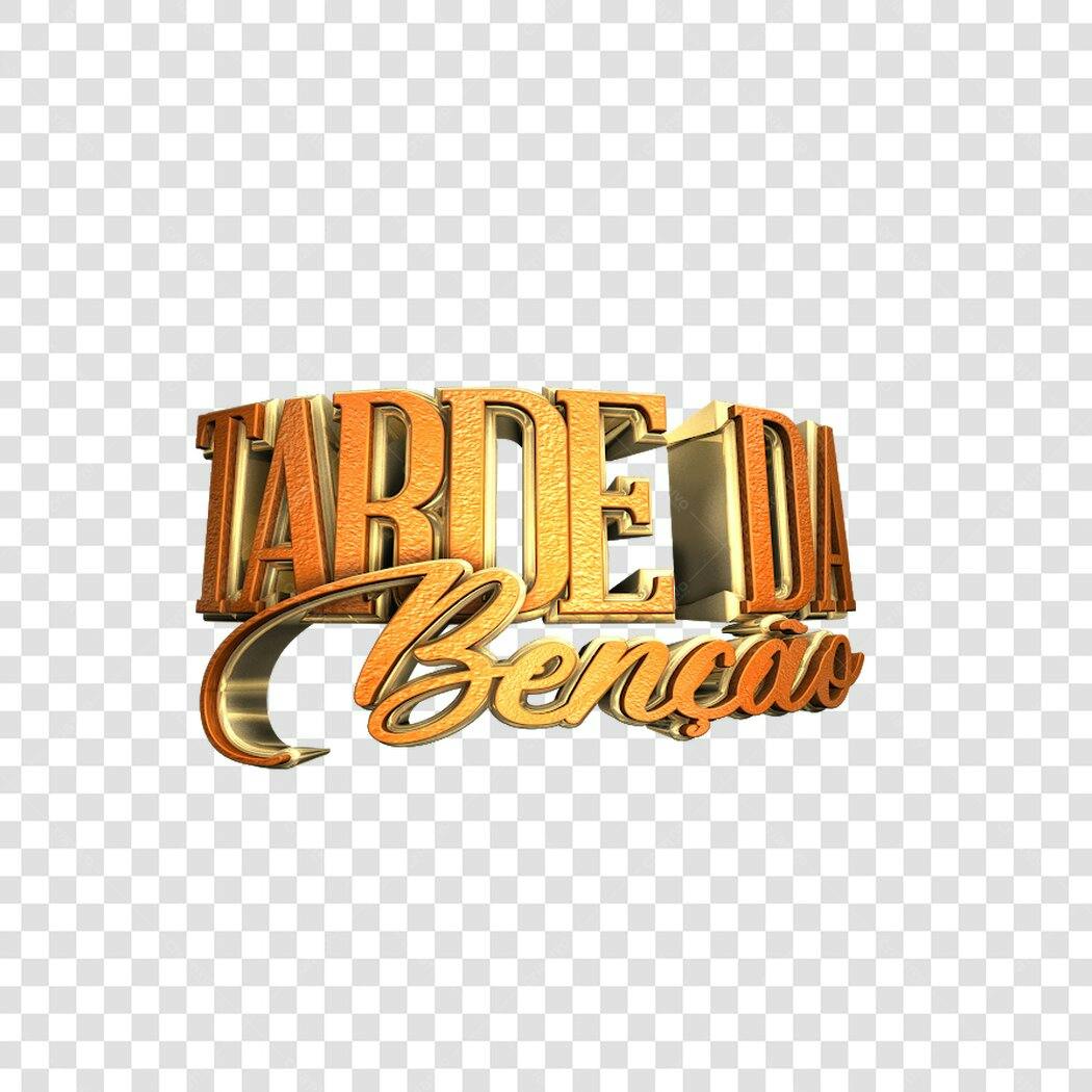Banner Tarde da Benção PNG com fundo transparente