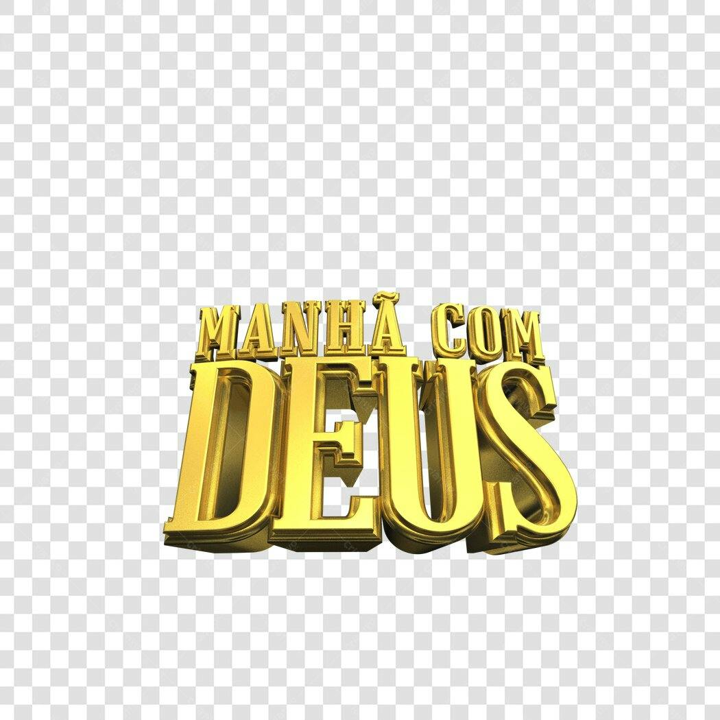 Logo Manhã com Deus PNG com fundo transparente