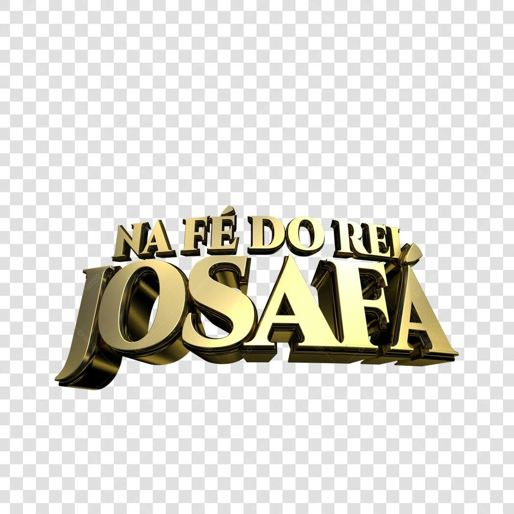 Logo Na Fé do Rei Josafá PNG com fundo transparente