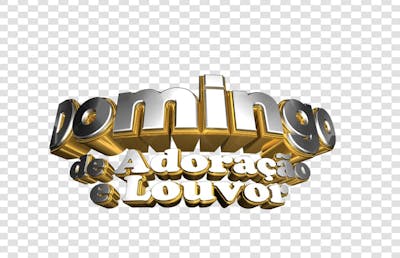 DOMINGO DE ADORAÇÃO E LOUVOR 3D