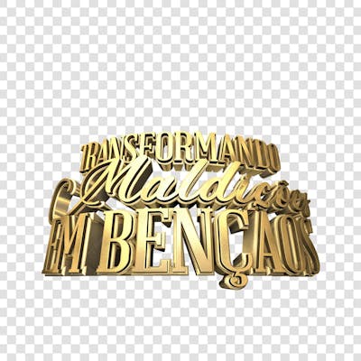 TRANSFORMANDO MALDIÇÃO EM BENÇÃO 3D