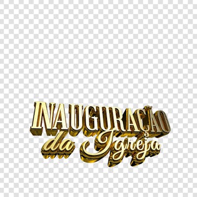 INAUGURAÇÃO DA IGREJA 3D