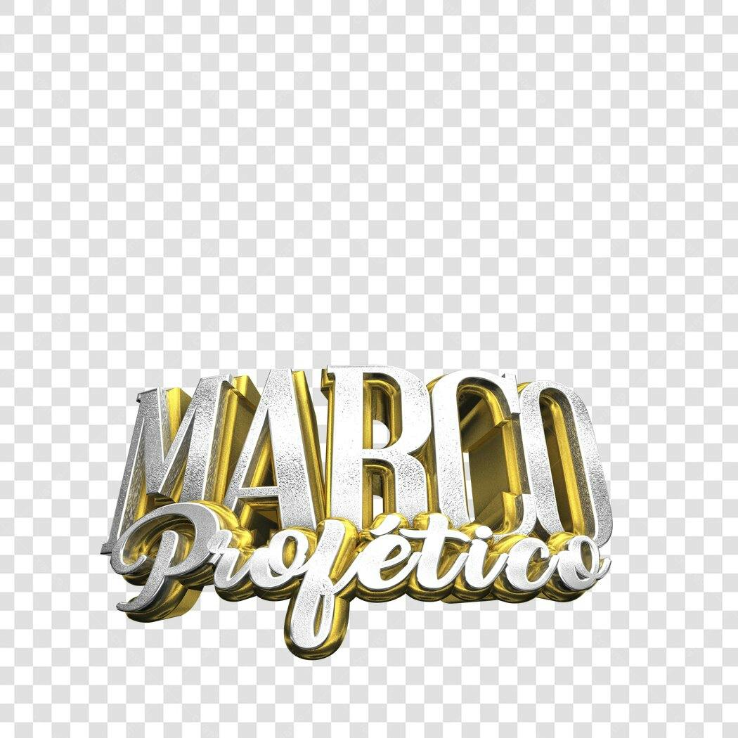 Logo Marca Mês Março Profético PNG com fundo transparente