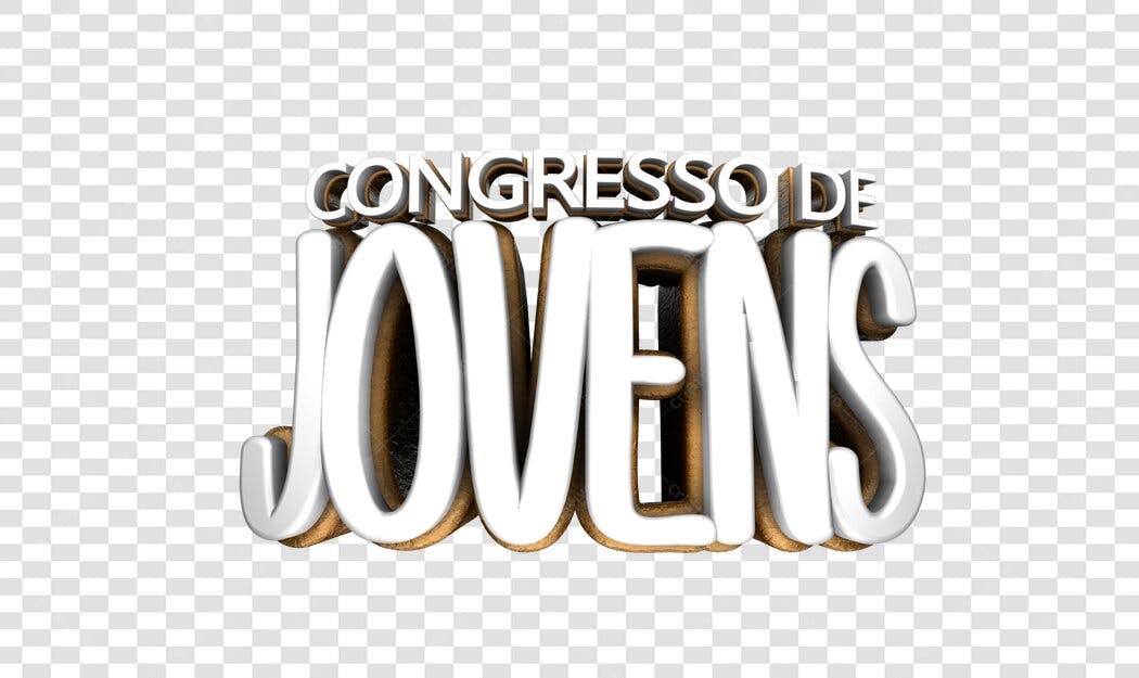Banner Congresso de Jovens PNG com fundo transparente