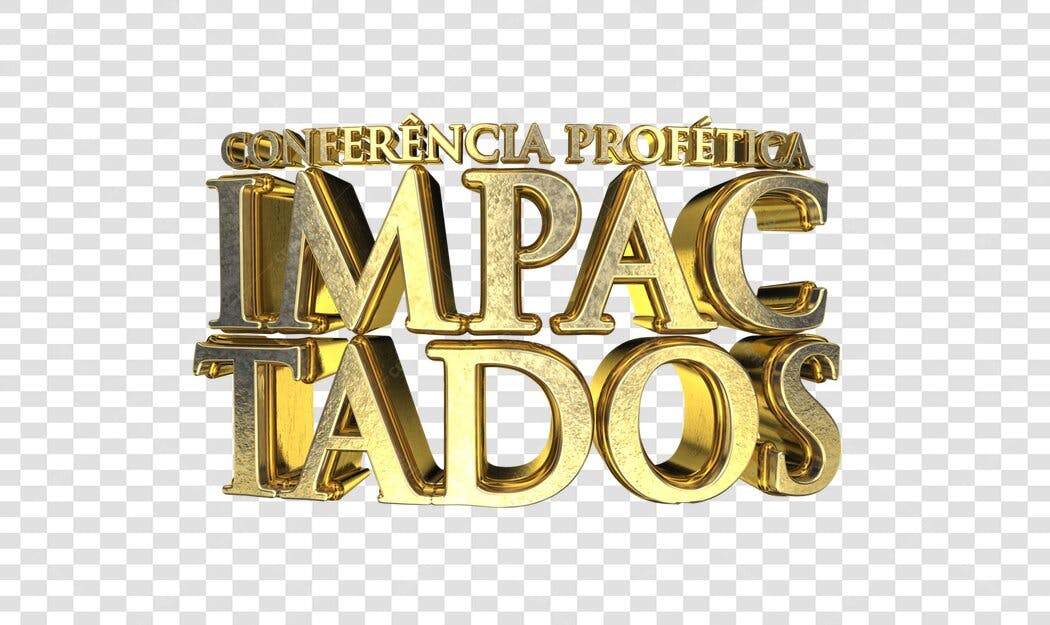 Banner Conferência Profética Impactados PNG com fundo transparente