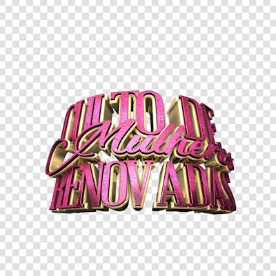 CULTO DE MULHERES RENOVADA 3D