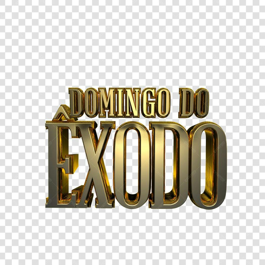 Logo Domingo do Exodo PNG com fundo transparente