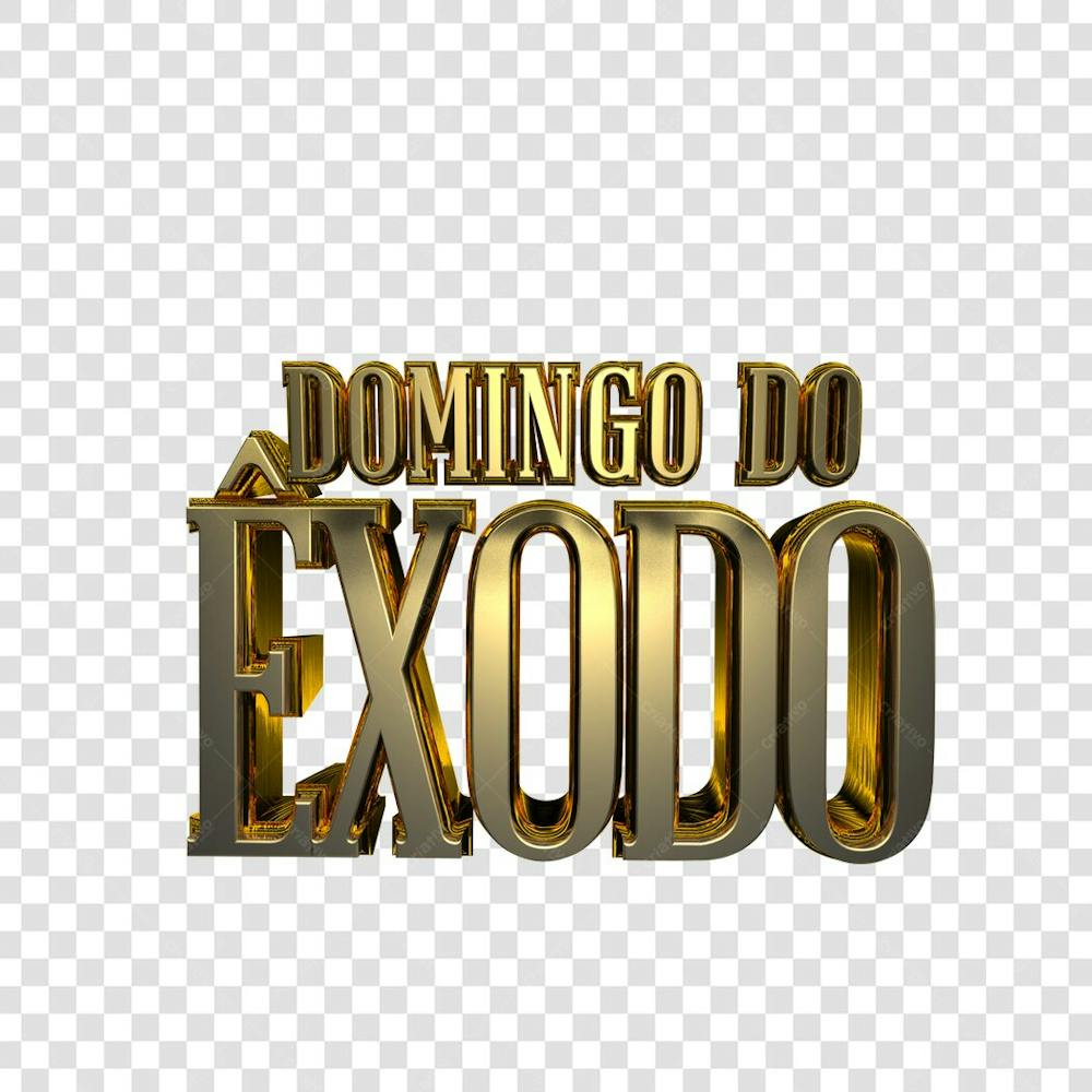 DOMINGO DO ÊXODO 3D