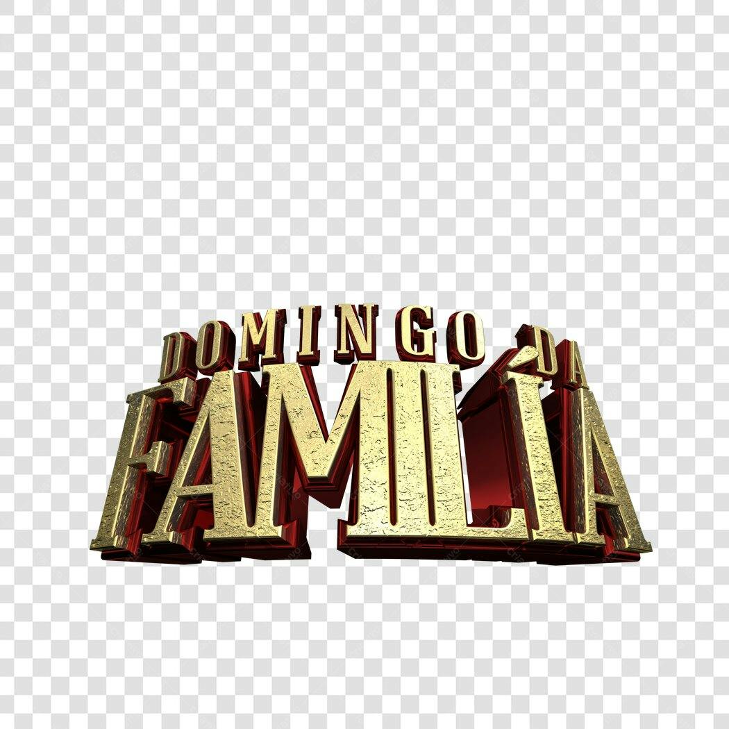 Banner Domingo da Família PNG com fundo transparente